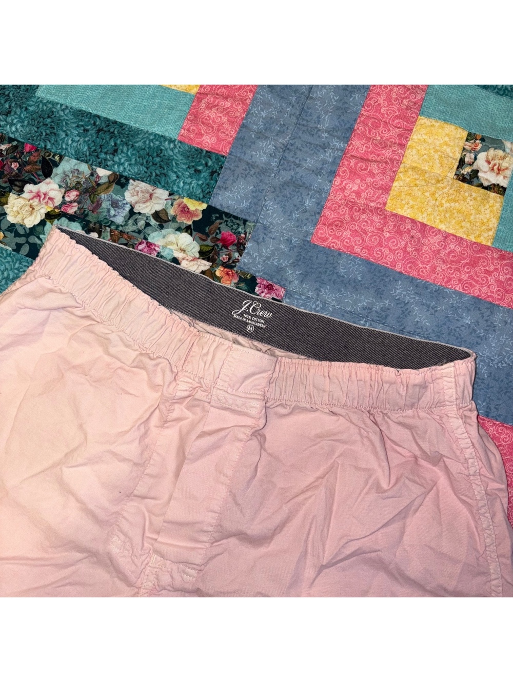 J.Crew Men's Medium Pink Cotton Boxer Shorts Medium Performance brief